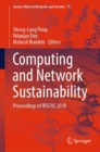 Image for Computing and Network Sustainability : Proceedings of IRSCNS 2018