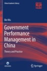 Image for Government Performance Management in China : Theory and Practice