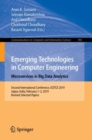 Image for Emerging Technologies in Computer Engineering: Microservices in Big Data Analytics : Second International Conference, Icetce 2019, Jaipur, India, February 1-2, 2019, Revised Selected Papers