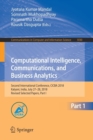 Image for Computational Intelligence, Communications, and Business Analytics : Second International Conference, CICBA 2018, Kalyani, India, July 27–28, 2018, Revised Selected Papers, Part I