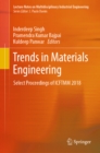 Image for Trends in materials engineering: select Proceedings of ICFTMM 2018