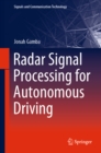 Image for Radar signal processing for autonomous driving