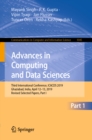 Image for Advances in Computing and Data Sciences: Third International Conference, ICACDS 2019, Ghaziabad, India, April 12-13, 2019, Revised Selected Papers, Part I : 1045