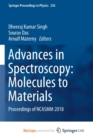 Image for Advances in Spectroscopy
