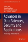 Image for Advances in Data Sciences, Security and Applications : Proceedings of ICDSSA 2019