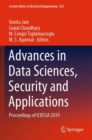 Image for Advances in Data Sciences, Security and Applications : Proceedings of ICDSSA 2019