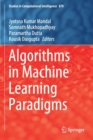 Image for Algorithms in Machine Learning Paradigms