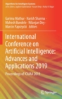 Image for International Conference on Artificial Intelligence: Advances and Applications 2019