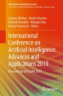 Image for International Conference on Artificial Intelligence: advances and applications 2019 : proceedings of ICAIAA 2019