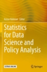 Image for Statistics for Data Science and Policy Analysis