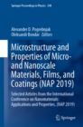 Image for Microstructure and Properties of Micro- And Nanoscale Materials, Films, and Coatings (NAP 2019): Selected Articles from the International Conference on Nanomaterials: Applications and Properties, (NAP 2019)
