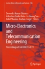 Image for Micro-Electronics and Telecommunication Engineering: Proceedings of 3rd ICMETE 2019