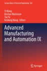 Image for Advanced Manufacturing and Automation IX