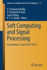 Image for Soft Computing and Signal Processing : Proceedings of 2nd ICSCSP 2019