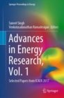 Image for Advances in Energy Research. Vol. 1: Selected Papers from ICAER 2017