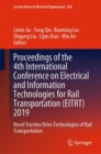 Image for Proceedings of the 4th International Conference on Electrical and Information Technologies for Rail Transportation (EITRT) 2019 : Novel Traction Drive Technologies of Rail Transportation