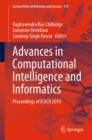 Image for Advances in Computational Intelligence and Informatics: Proceedings of ICACII 2019