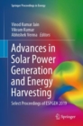 Image for Advances in Solar Power Generation and Energy Harvesting: Select Proceedings of ESPGEH 2019
