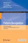 Image for Pattern Recognition : ACPR 2019 Workshops, Auckland, New Zealand, November 26, 2019, Proceedings