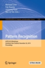 Image for Pattern Recognition: ACPR 2019 Workshops, Auckland, New Zealand, November 26, 2019, Proceedings