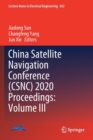 Image for China Satellite Navigation Conference (CSNC) 2020 Proceedings: Volume III