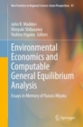 Image for Environmental Economics and Computable General Equilibrium Analysis: Essays in Memory of Yuzuru Miyata