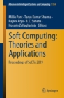 Image for Soft Computing: Theories and Applications : Proceedings of SoCTA 2019