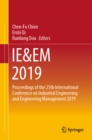 Image for IE&amp;EM 2019: Proceedings of the 25th International Conference on Industrial Engineering and Engineering Management 2019