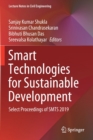 Image for Smart Technologies for Sustainable Development : Select Proceedings of SMTS 2019