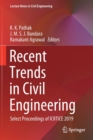 Image for Recent Trends in Civil Engineering : Select Proceedings of ICRTICE 2019