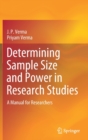 Image for Determining Sample Size and Power in Research Studies : A Manual for Researchers