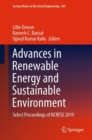 Image for Advances in Renewable Energy and Sustainable Environment: Select Proceedings of NCRESE 2019