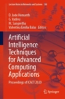 Image for Artificial Intelligence Techniques for Advanced Computing Applications: Proceedings of Icact 2020