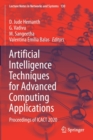 Image for Artificial Intelligence Techniques for Advanced Computing Applications