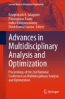 Image for Advances in Multidisciplinary Analysis and Optimization: Proceedings of the 2nd National Conference on Multidisciplinary Analysis and Optimization