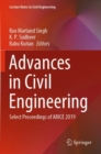 Image for Advances in Civil Engineering : Select Proceedings of ARICE 2019