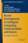 Image for Recent Developments in Intelligent Computing, Communication and Devices : Proceedings of ICCD 2019