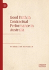 Image for Good Faith in Contractual Performance in Australia