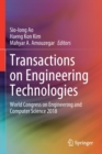 Image for Transactions on Engineering Technologies : World Congress on Engineering and Computer Science 2018