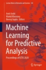 Image for Machine Learning for Predictive Analysis : Proceedings of ICTIS 2020