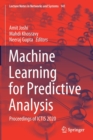 Image for Machine Learning for Predictive Analysis : Proceedings of ICTIS 2020