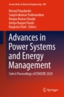 Image for Advances in Power Systems and Energy Management: Select Proceedings of ETAEERE 2020