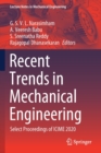 Image for Recent trends in mechanical engineering  : select proceedings of ICIME 2020
