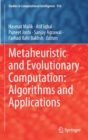 Image for Metaheuristic and Evolutionary Computation: Algorithms and Applications