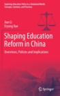 Image for Shaping Education Reform in China