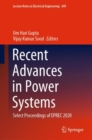 Image for Recent Advances in Power Systems : Select Proceedings of EPREC 2020