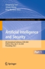 Image for Artificial Intelligence and Security: 6th International Conference, ICAIS 2020, Hohhot, China, July 1720, 2020, Proceedings : 1252-1254