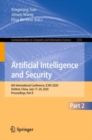 Image for Artificial intelligence and security: 6th International Conference, ICAIS 2020, Hohhot, China, July 17-20, 2020, Proceedings.