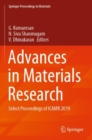 Image for Advances in materials research  : select proceedings of ICAMR 2019