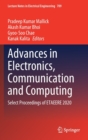 Image for Advances in Electronics, Communication and Computing : Select Proceedings of ETAEERE 2020